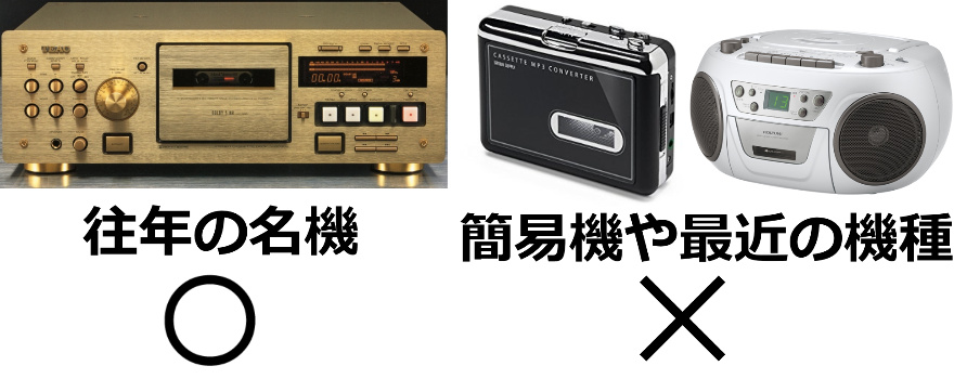 カセットテープをデジタル化 プロ品質 低価格でデジタル化します